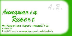 annamaria rupert business card